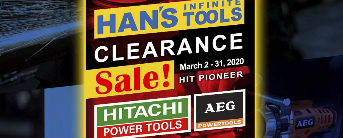 Clearance Sale – Hitachi & AEG Power Tools